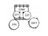 Tamburo TB T5M22SLSK Tamburo TB T5M22SLSK